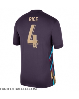 Anglia Declan Rice #4 Tricou Fotbal Replică European 2024 Barbati Deplasare